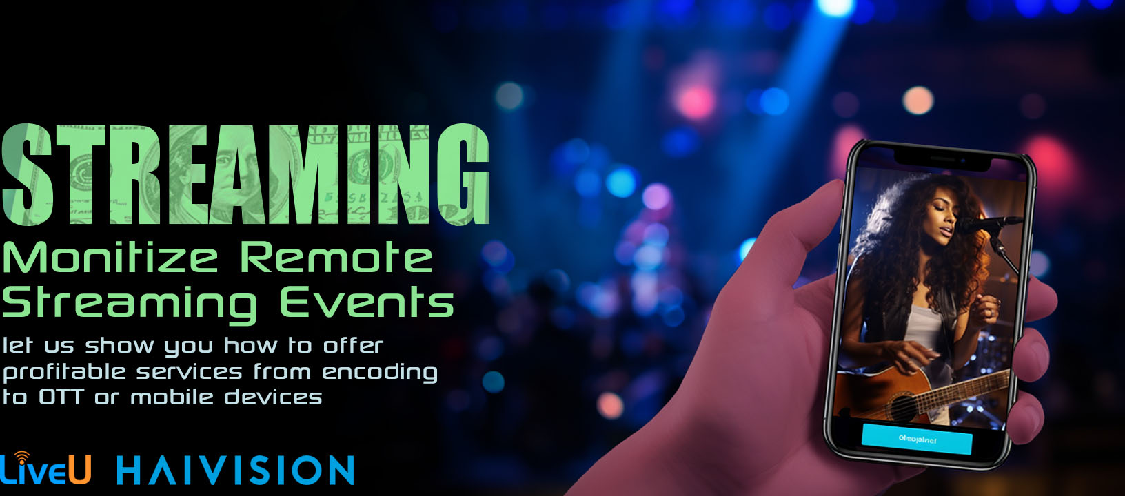 Monitize Live Streaming Events