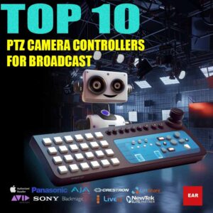 Top 10 PTZ Broadcast controllers from EAR